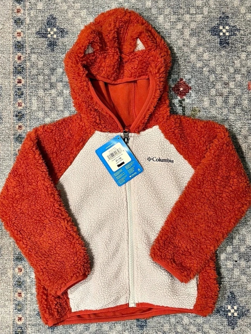 Columbia Foxy Baby Sherpa Full Zip Hoodie 4T NWT